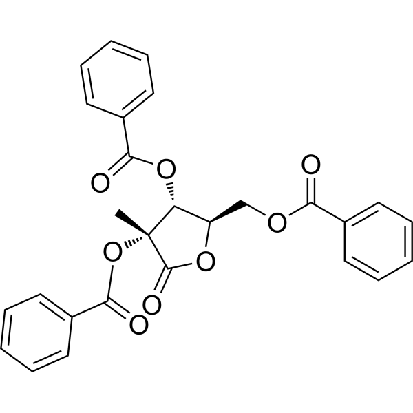D-Ribonic acid,2-C-methyl,γ-lactone,2,3,5-tribenzoate 7392-74-7